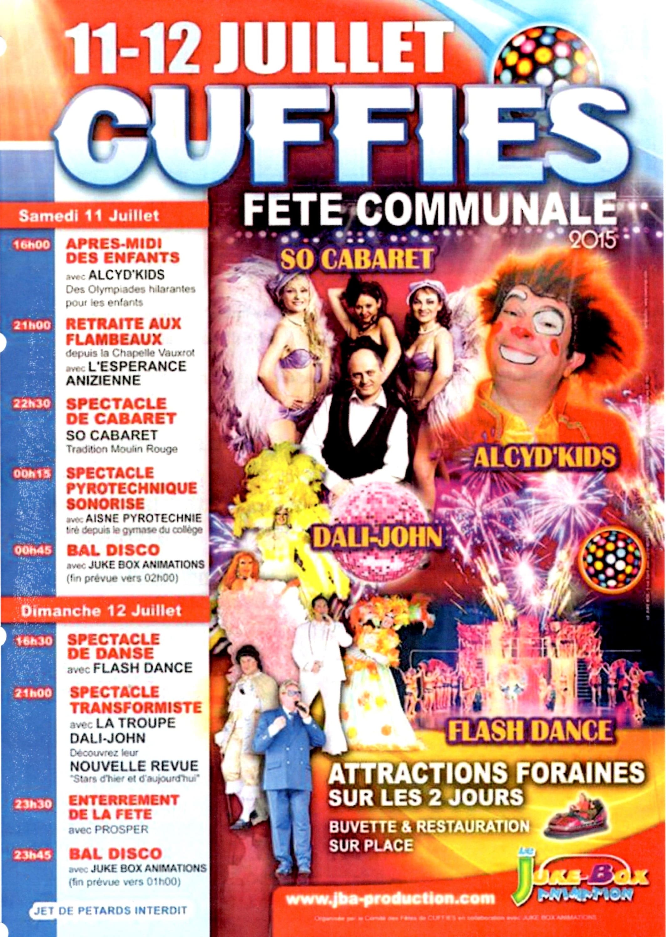 Tract fête communale Cuffies