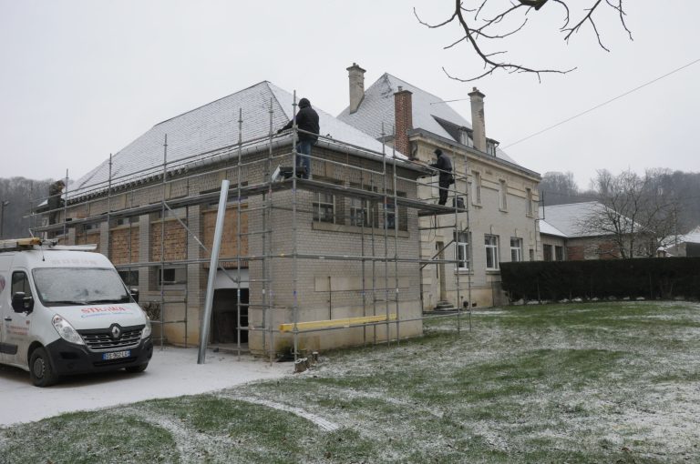 Travaux gouttières mairie Cuffies 2021