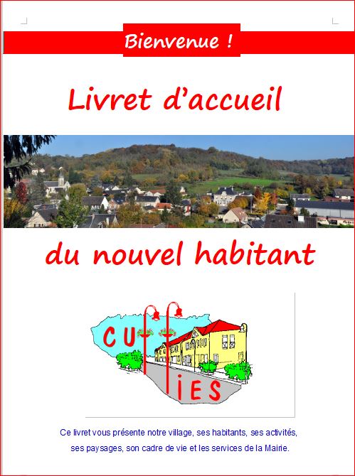 You are currently viewing BIENVENUE A CUFFIES ! Livret d’accueil du nouvel habitant